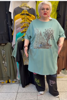 Платье-туника "Город"