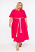 Платье "Катрин" (ВК21-032) фуксия (TERRА XL, Москва) — размеры 60-62, 64-66, 68-70